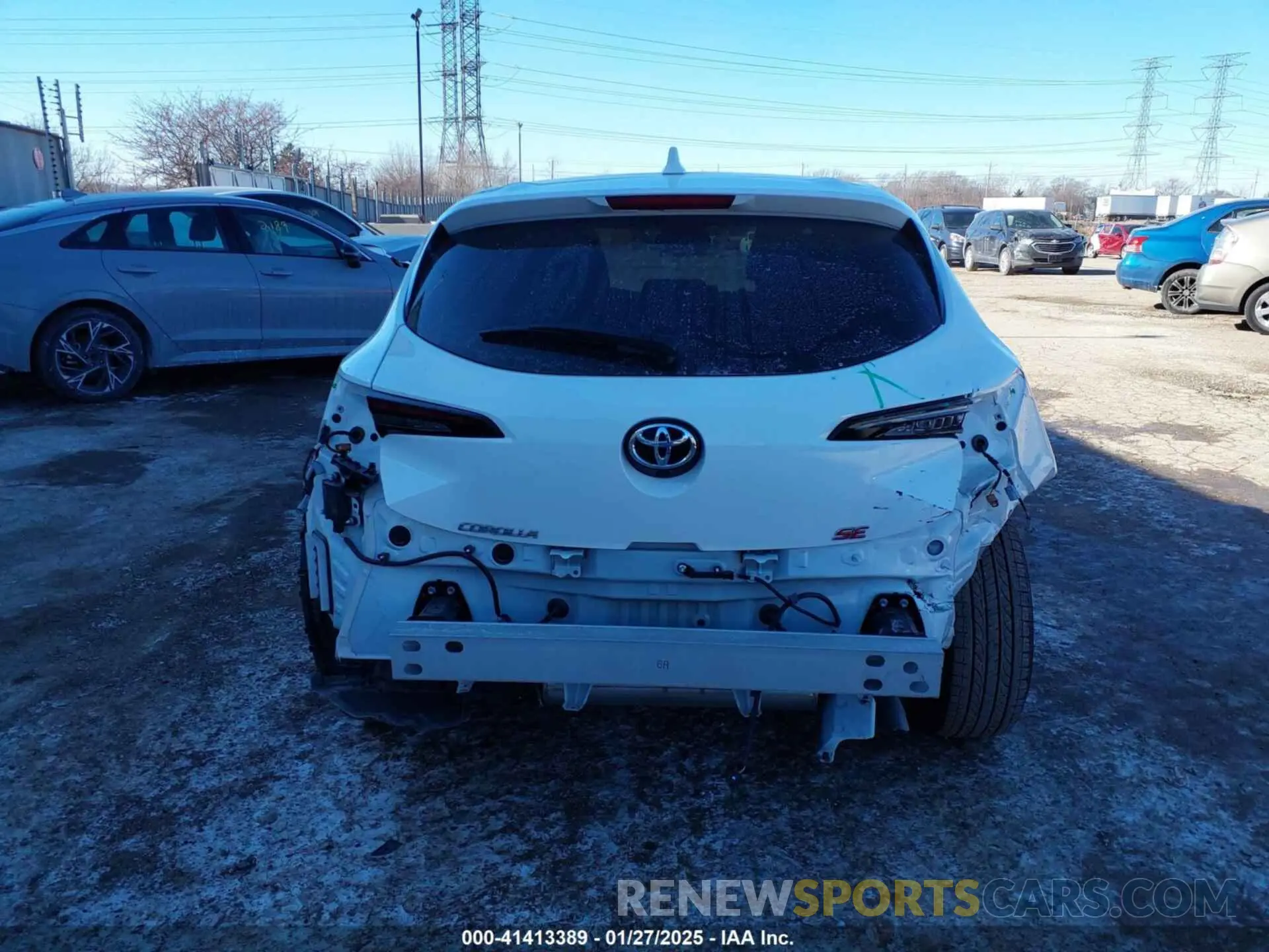 17 Фотография поврежденного автомобиля JTND4MBE9P3211742 TOYOTA COROLLA 2023