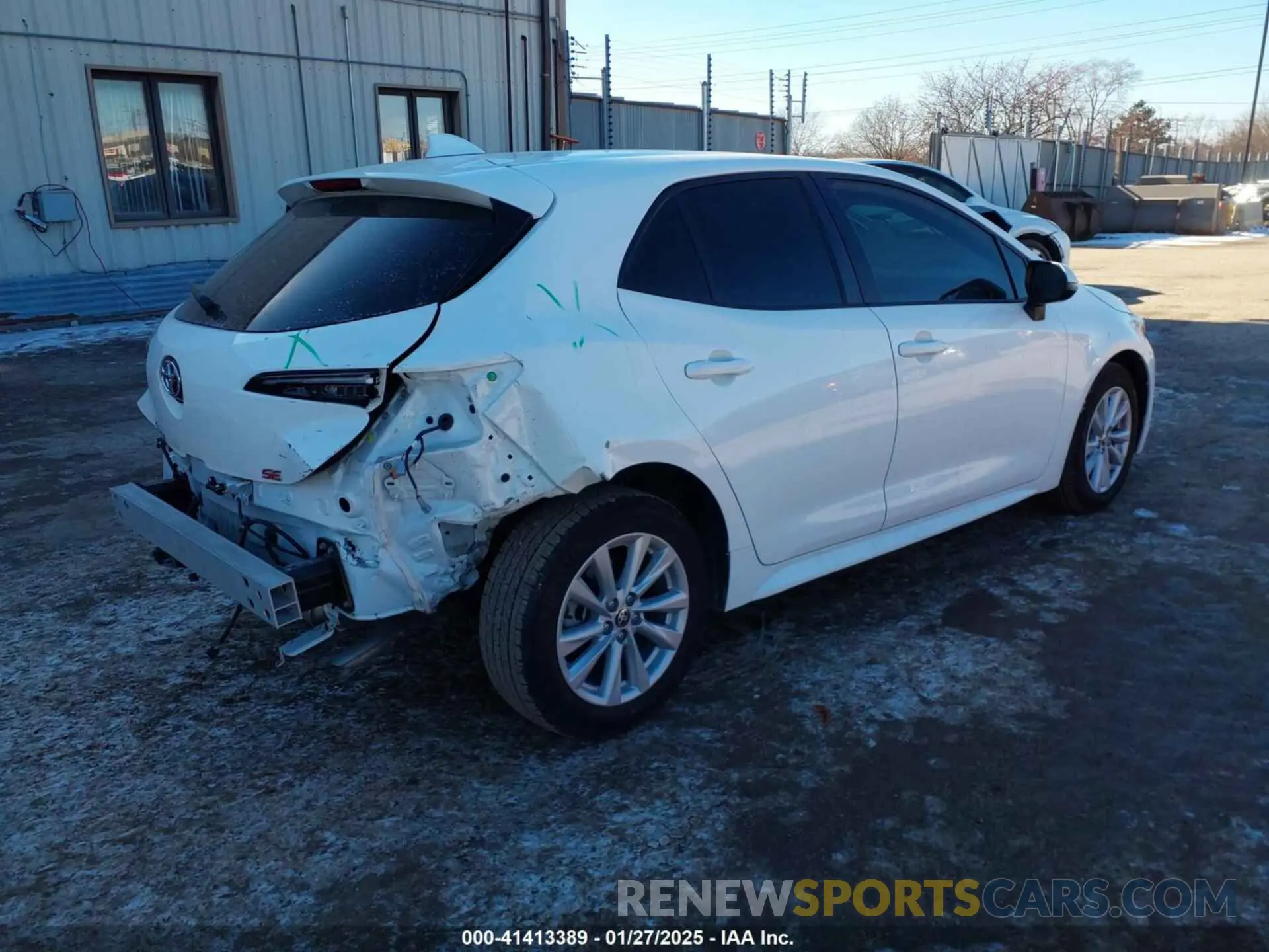 4 Фотография поврежденного автомобиля JTND4MBE9P3211742 TOYOTA COROLLA 2023
