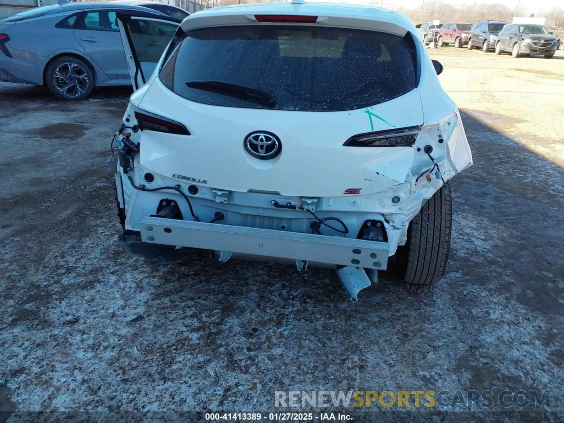 6 Фотография поврежденного автомобиля JTND4MBE9P3211742 TOYOTA COROLLA 2023
