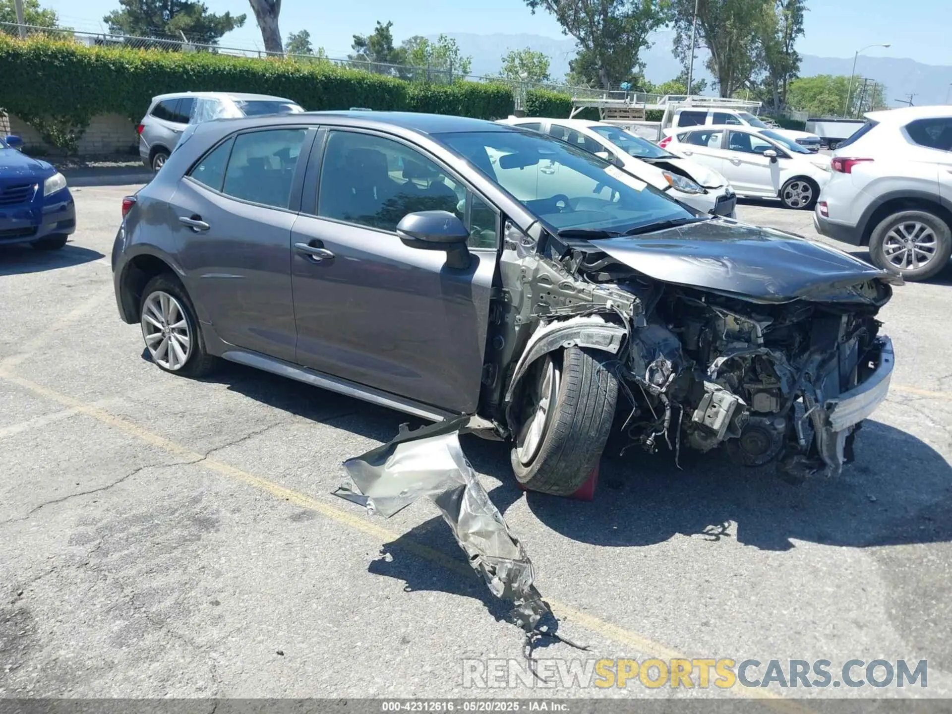 1 Photograph of a damaged car JTND4MBEXP3199388 TOYOTA COROLLA 2023