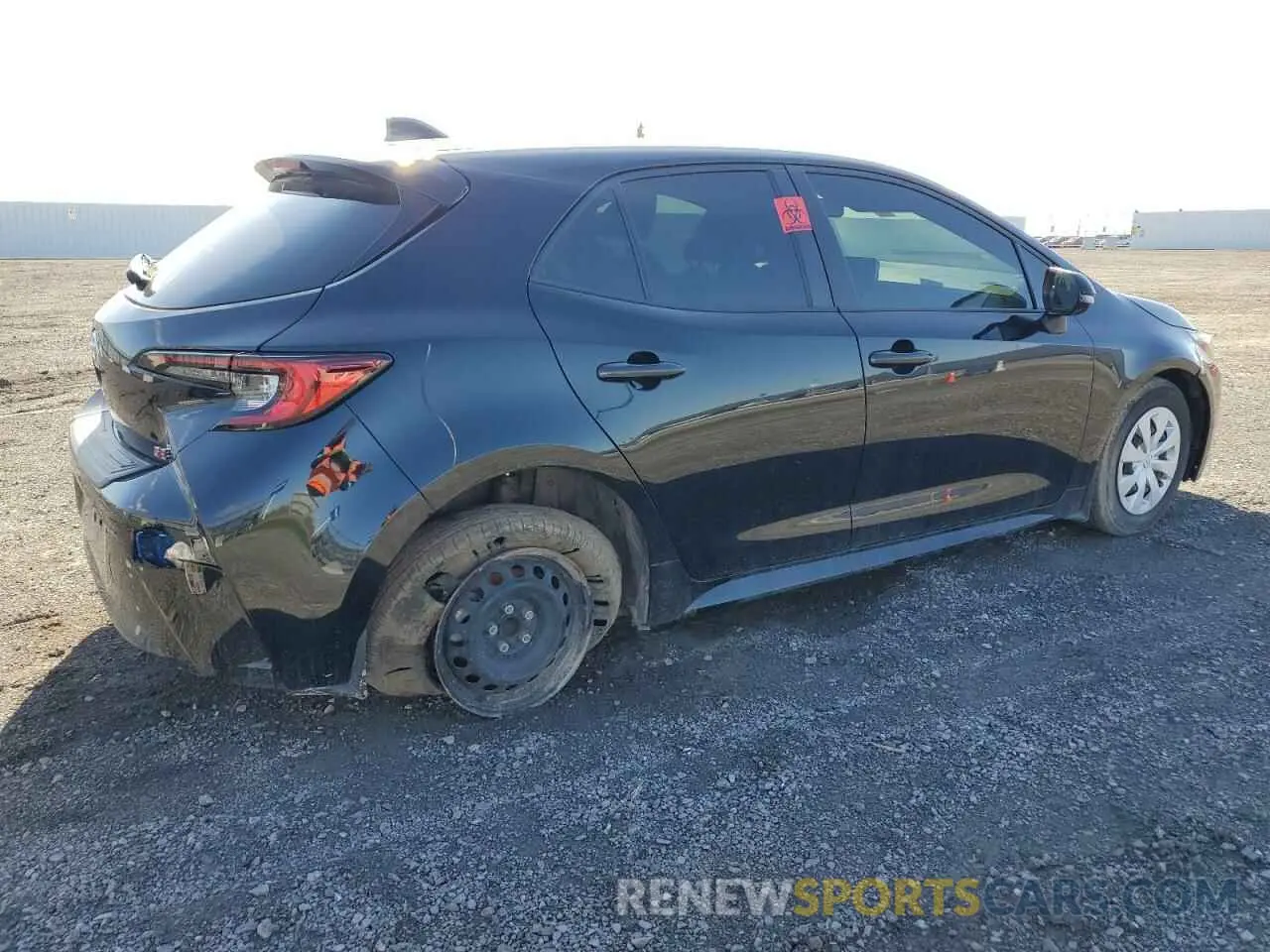 3 Фотография поврежденного автомобиля JTNK4MBE1P3210088 TOYOTA COROLLA 2023