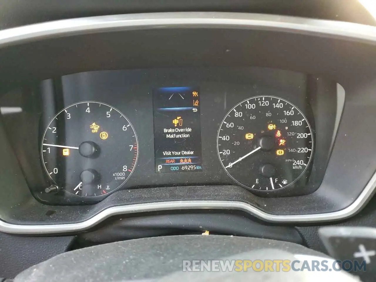 9 Фотография поврежденного автомобиля JTNK4MBE4P3200610 TOYOTA COROLLA 2023