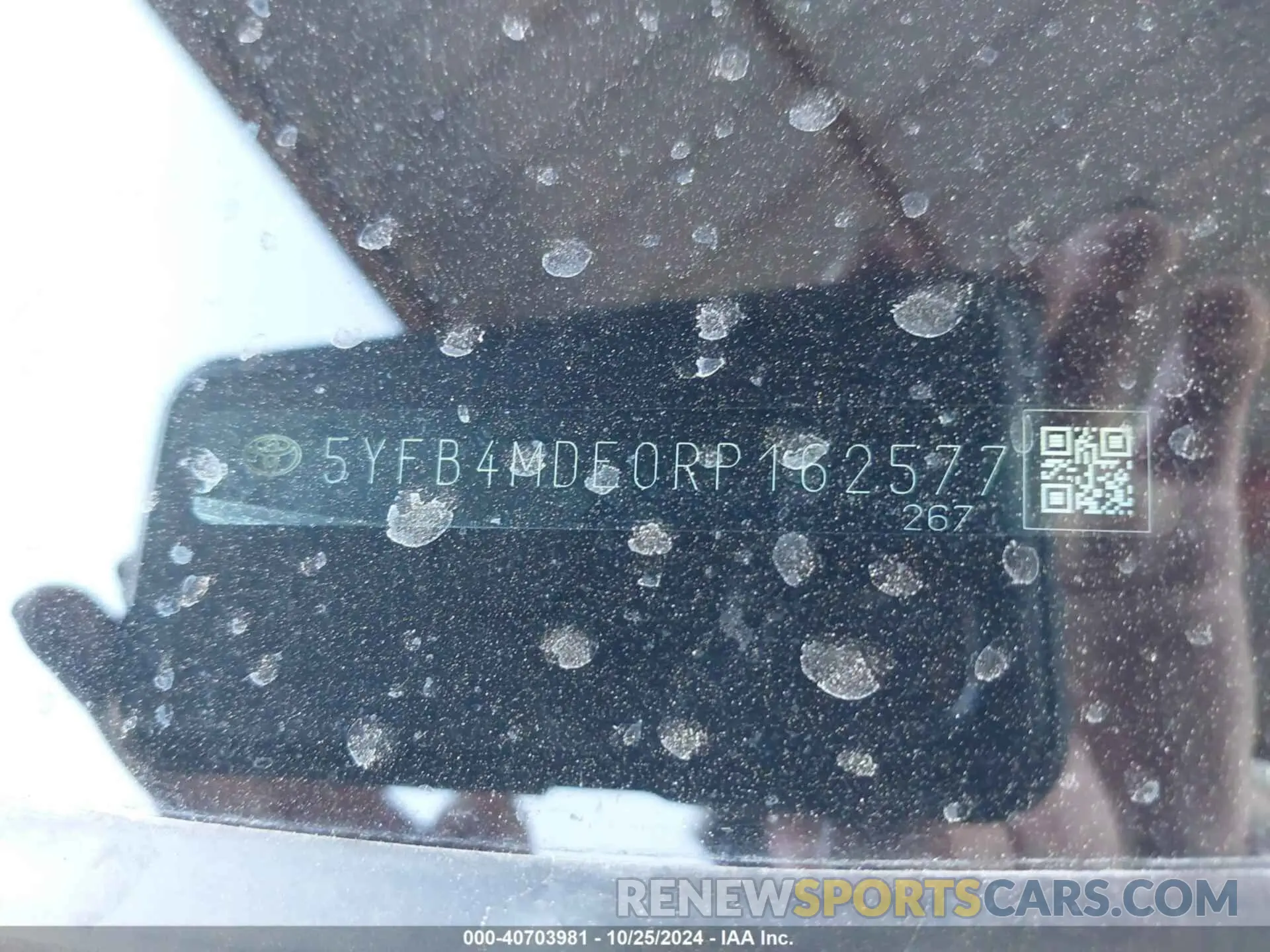 9 Фотография поврежденного автомобиля 5YFB4MDE0RP162577 TOYOTA COROLLA 2024