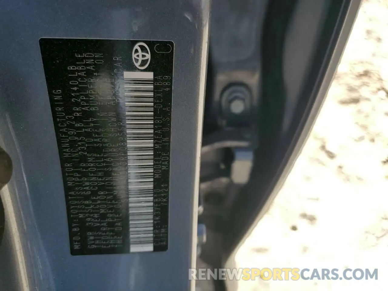 13 Фотография поврежденного автомобиля 5YFB4MDE3RP089558 TOYOTA COROLLA 2024