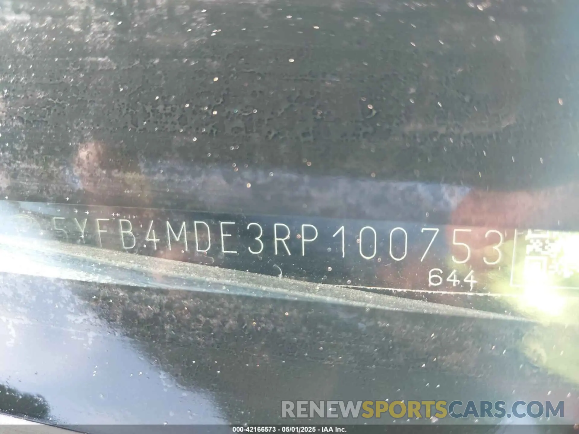 9 Фотография поврежденного автомобиля 5YFB4MDE3RP100753 TOYOTA COROLLA 2024