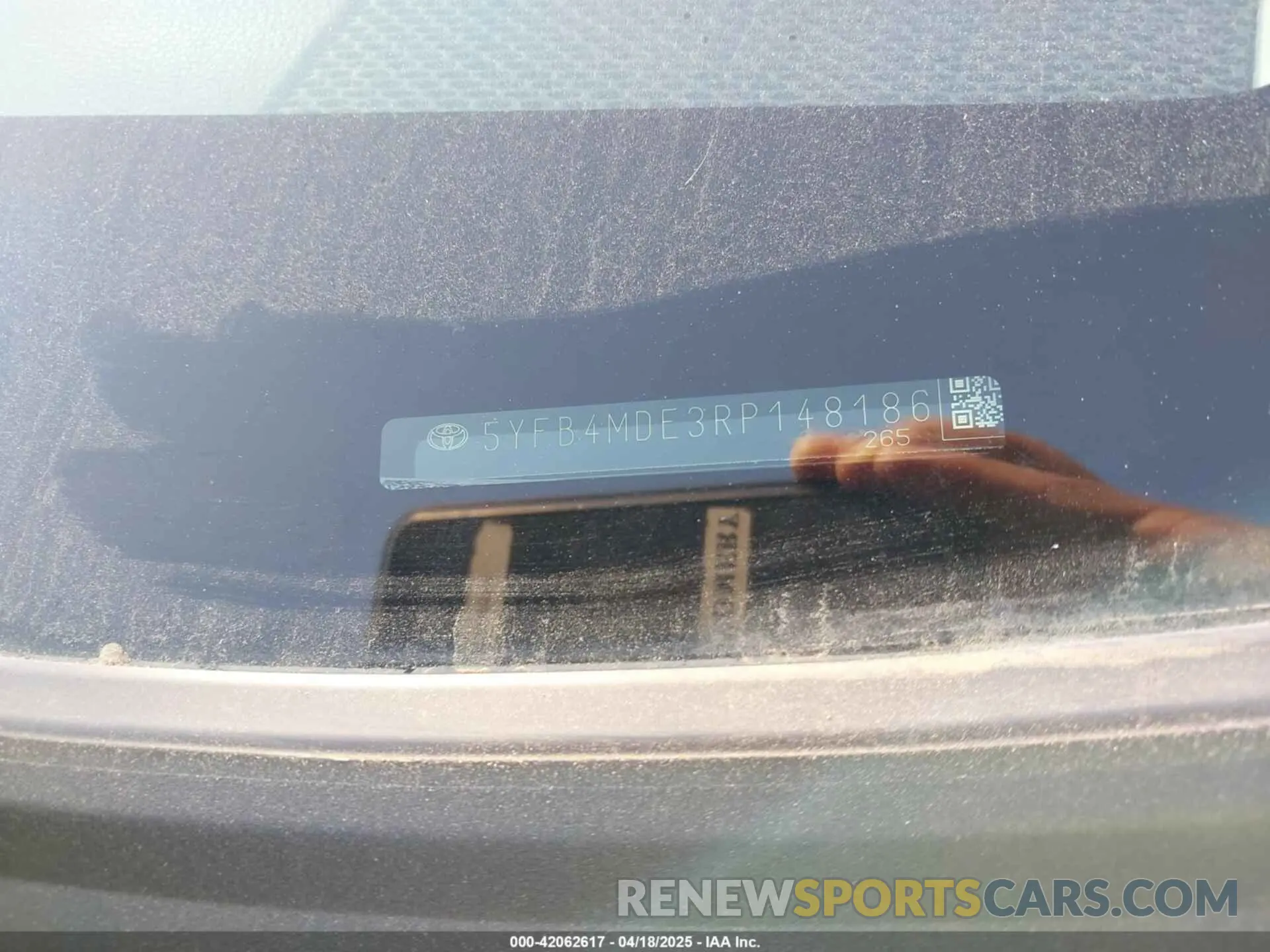 9 Photograph of a damaged car 5YFB4MDE3RP148186 TOYOTA COROLLA 2024