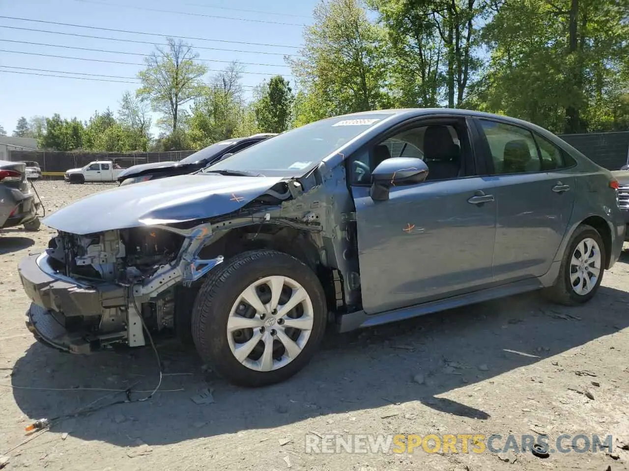 1 Photograph of a damaged car 5YFB4MDE3RP169524 TOYOTA COROLLA 2024
