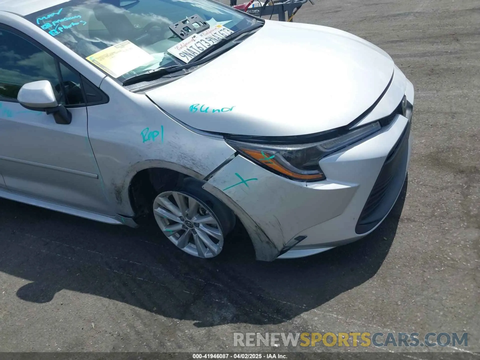 6 Фотография поврежденного автомобиля 5YFB4MDE3RP176988 TOYOTA COROLLA 2024