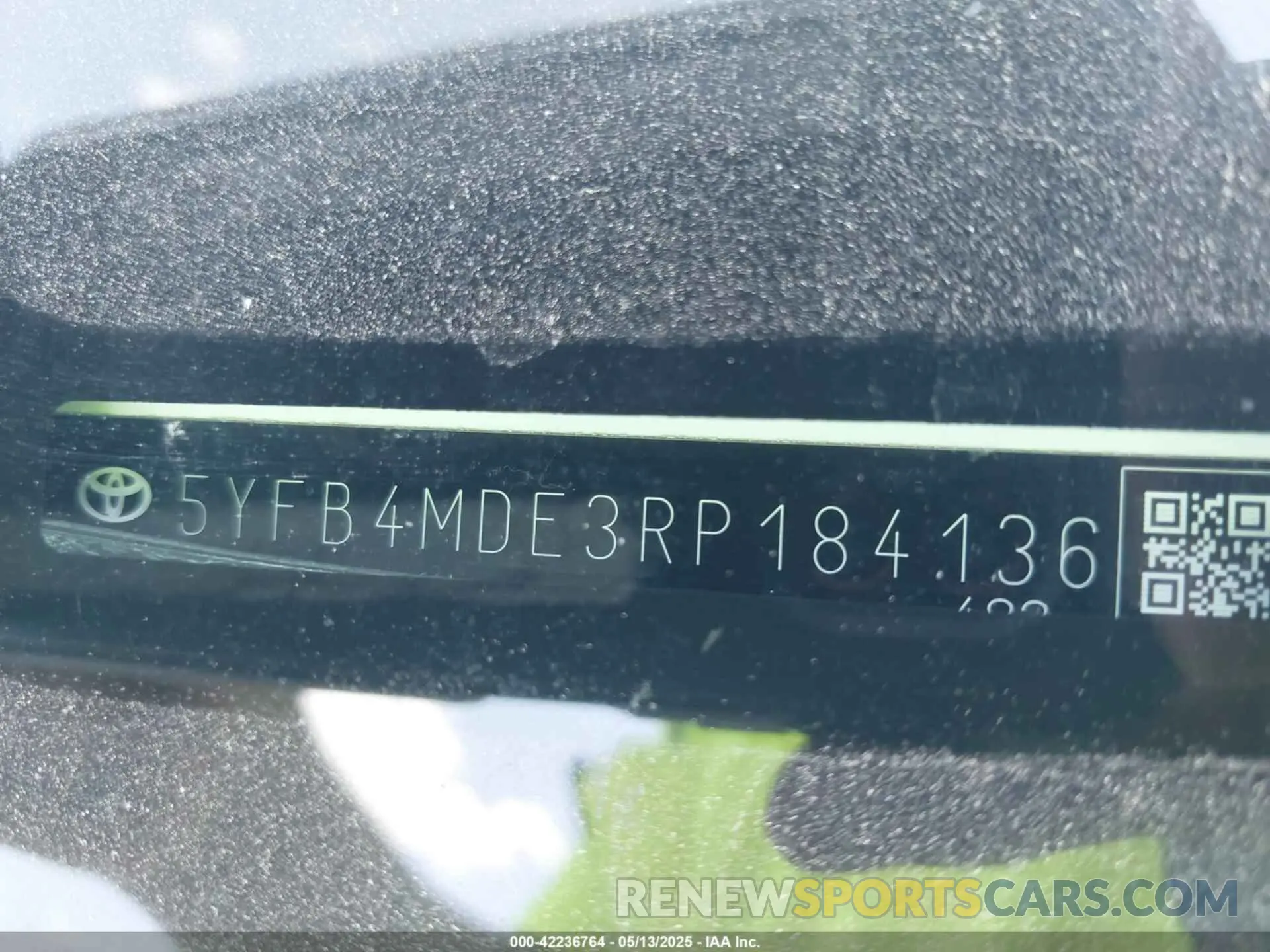 9 Фотография поврежденного автомобиля 5YFB4MDE3RP184136 TOYOTA COROLLA 2024