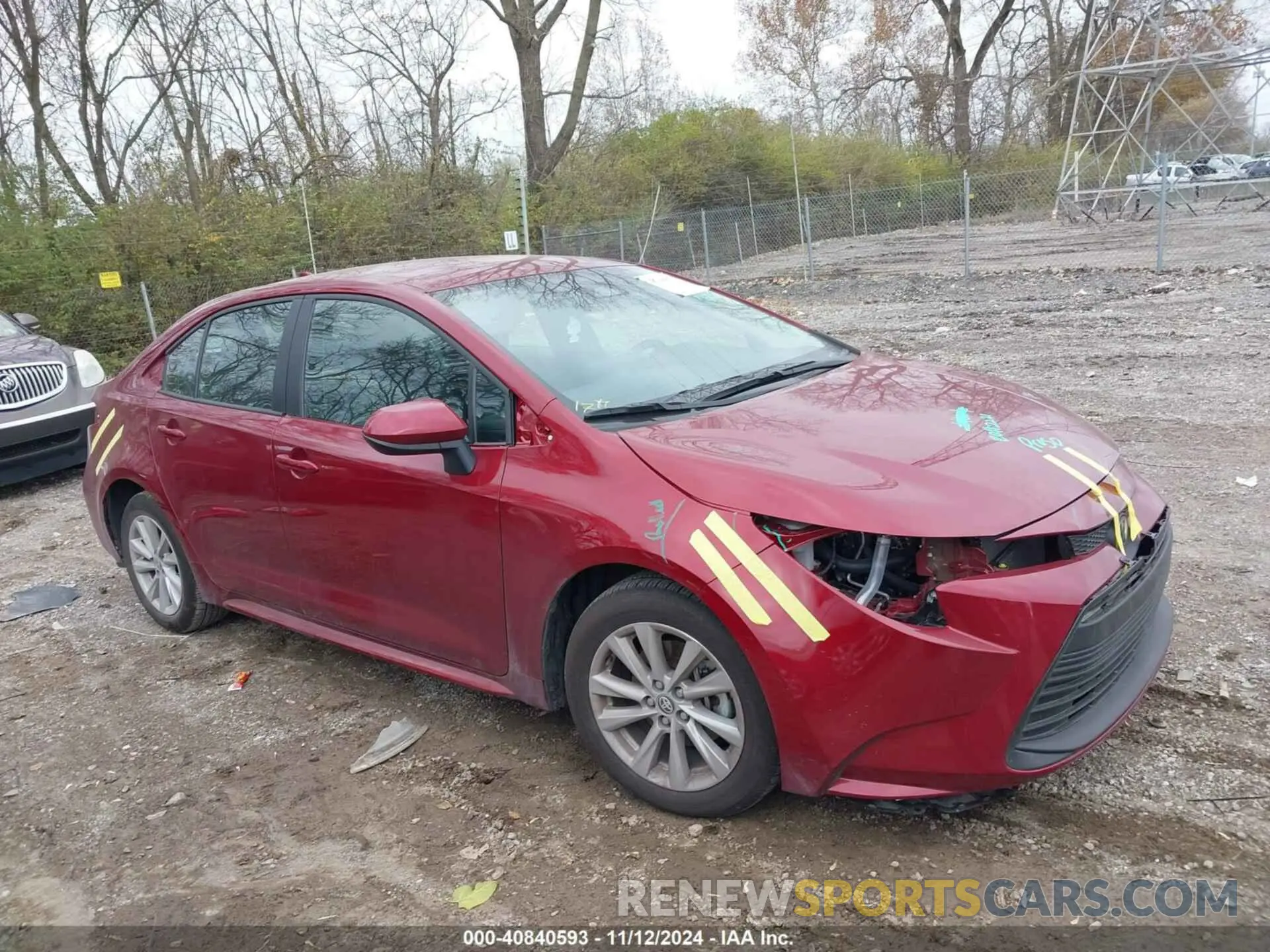 1 Photograph of a damaged car 5YFB4MDE4RP204250 TOYOTA COROLLA 2024