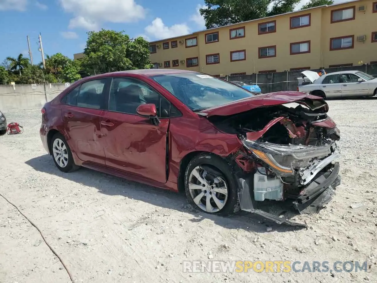 4 Photograph of a damaged car 5YFB4MDE5RP139506 TOYOTA COROLLA 2024