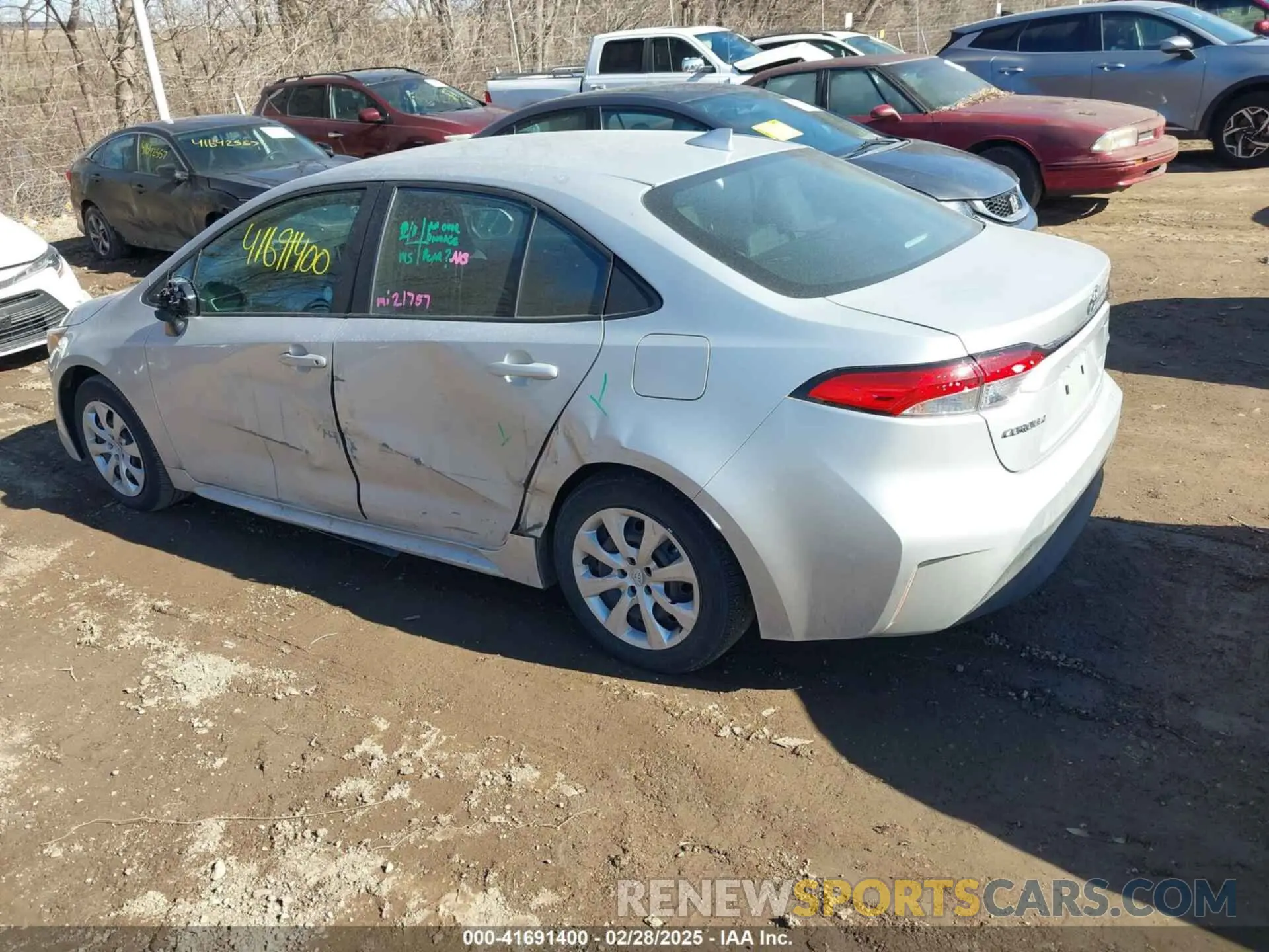 3 Photograph of a damaged car 5YFB4MDE6RP147226 TOYOTA COROLLA 2024