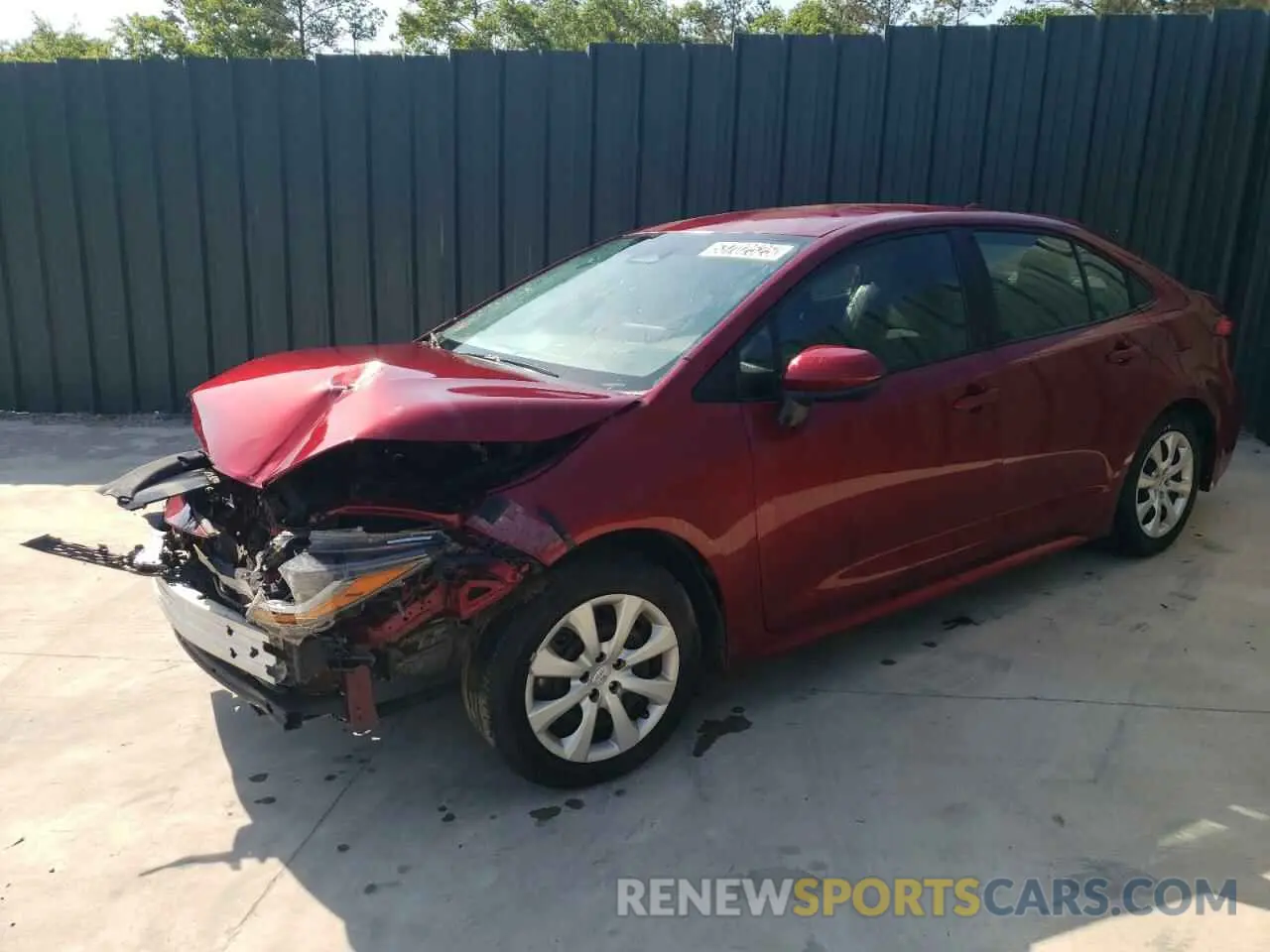 1 Photograph of a damaged car 5YFB4MDE8RP130640 TOYOTA COROLLA 2024