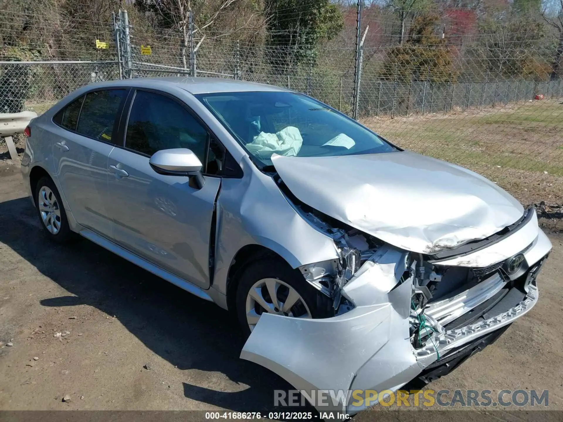 1 Photograph of a damaged car 5YFB4MDE8RP152430 TOYOTA COROLLA 2024