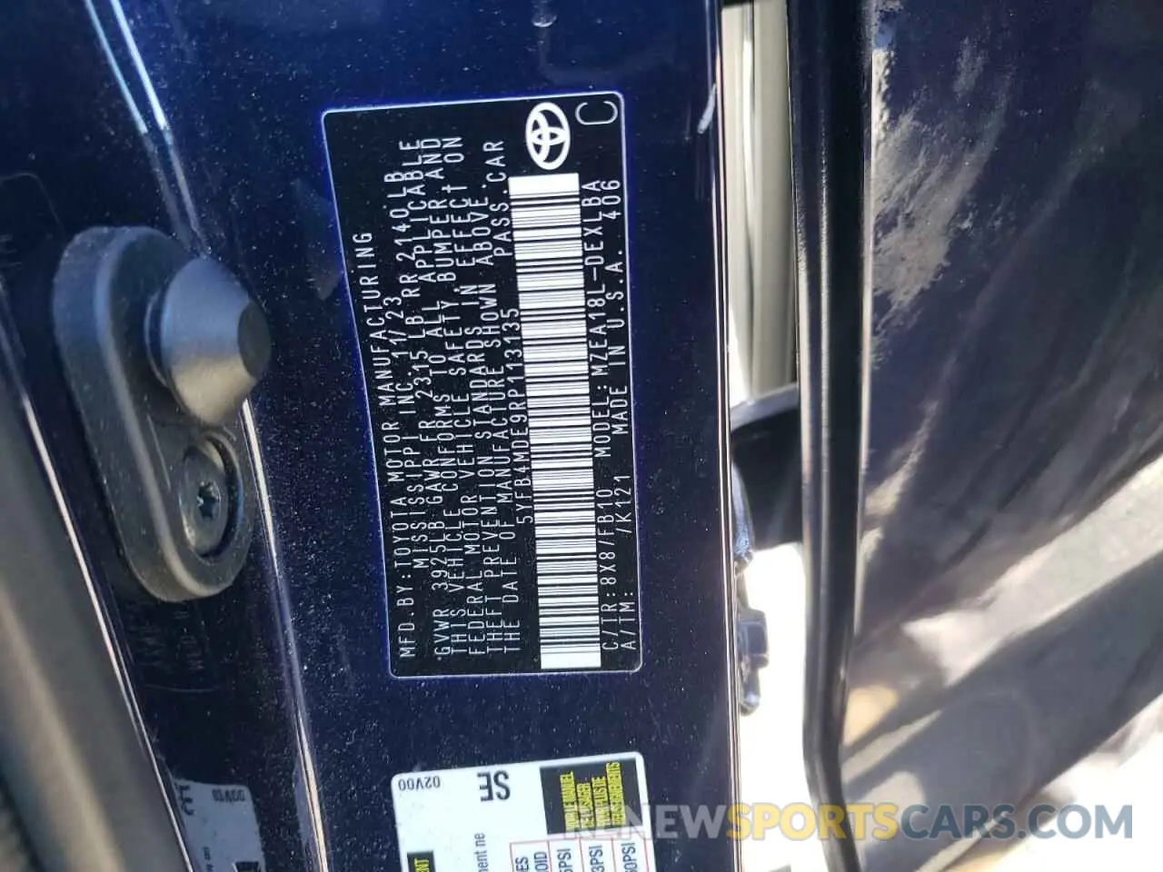 12 Фотография поврежденного автомобиля 5YFB4MDE9RP113135 TOYOTA COROLLA 2024