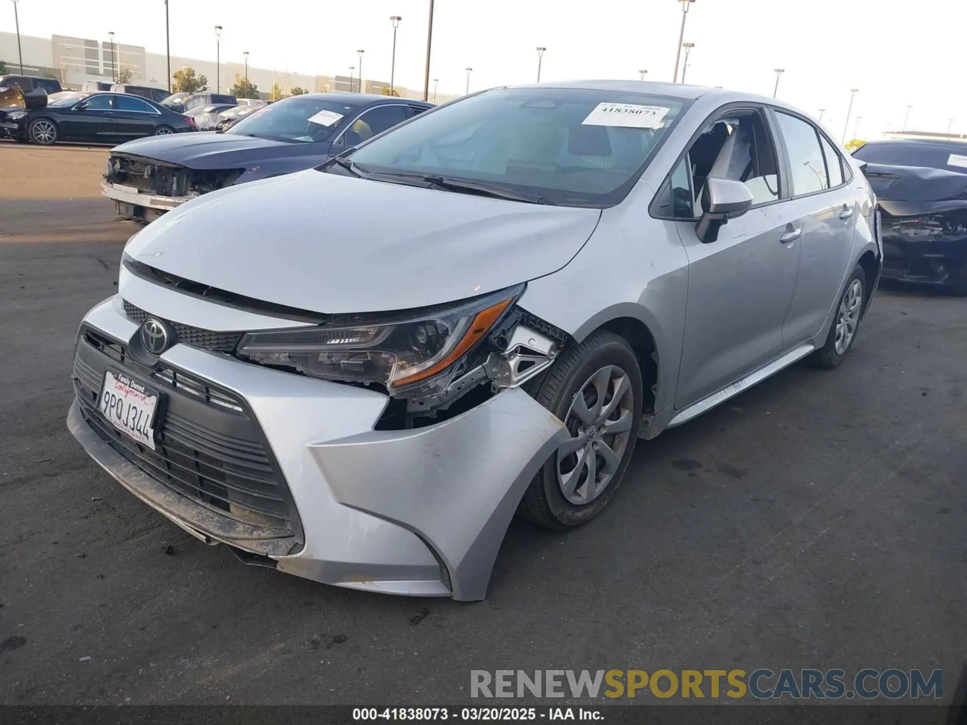 2 Photograph of a damaged car 5YFB4MDE9RP227796 TOYOTA COROLLA 2024