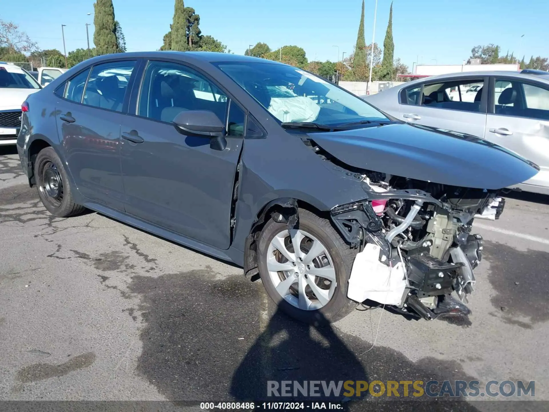 1 Photograph of a damaged car 5YFB4MDEXRP206827 TOYOTA COROLLA 2024