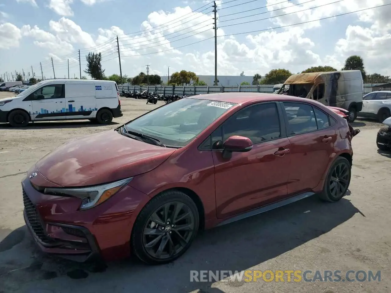 1 Photograph of a damaged car 5YFS4MCE2RP180435 TOYOTA COROLLA 2024