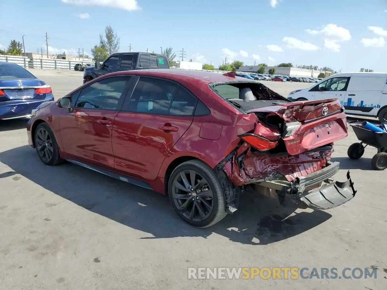 2 Photograph of a damaged car 5YFS4MCE2RP180435 TOYOTA COROLLA 2024