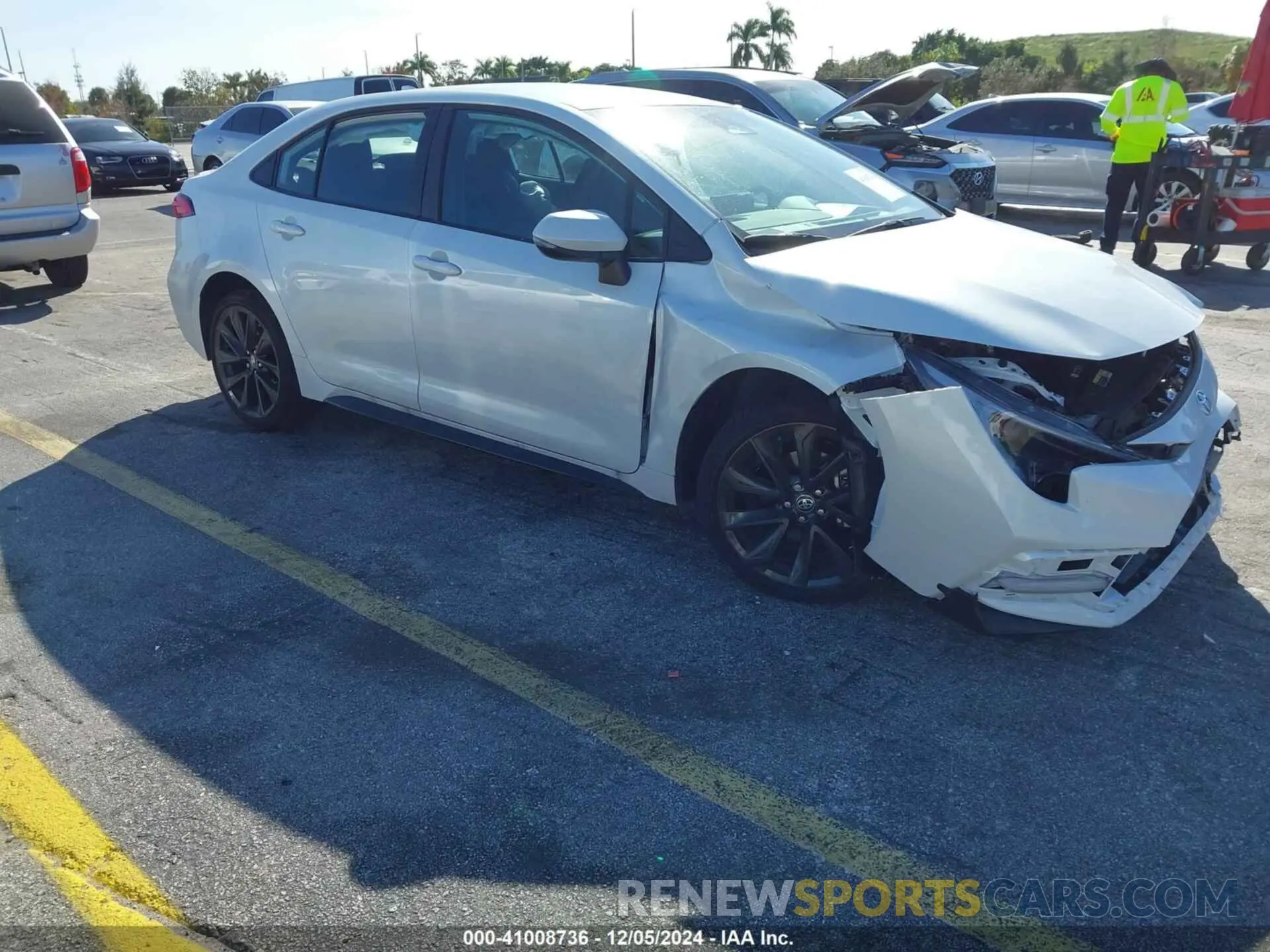 1 Photograph of a damaged car 5YFS4MCE3RP184302 TOYOTA COROLLA 2024