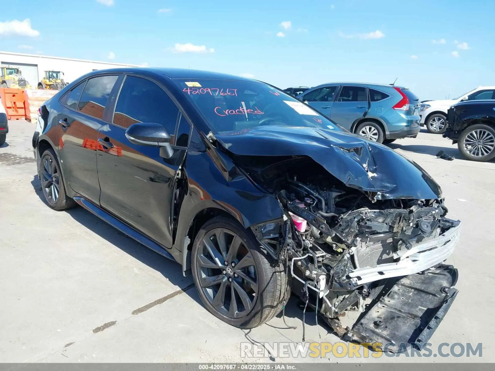 1 Photograph of a damaged car 5YFS4MCE3RP192903 TOYOTA COROLLA 2024