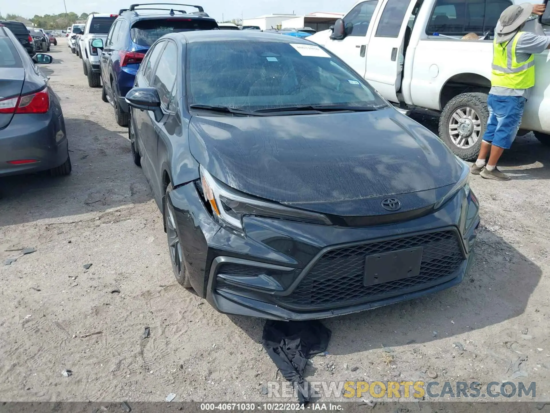 1 Photograph of a damaged car 5YFS4MCE4RP195499 TOYOTA COROLLA 2024