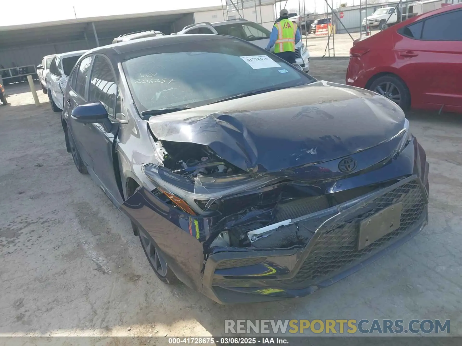 1 Photograph of a damaged car 5YFS4MCE4RP206257 TOYOTA COROLLA 2024