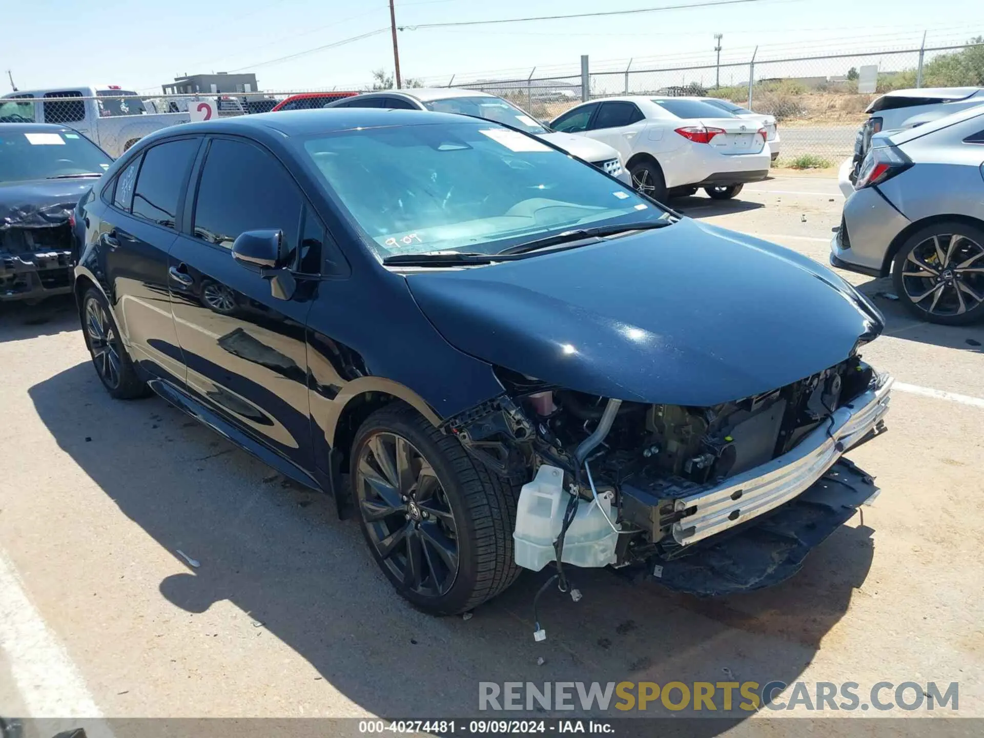 1 Photograph of a damaged car 5YFS4MCE6RP185833 TOYOTA COROLLA 2024