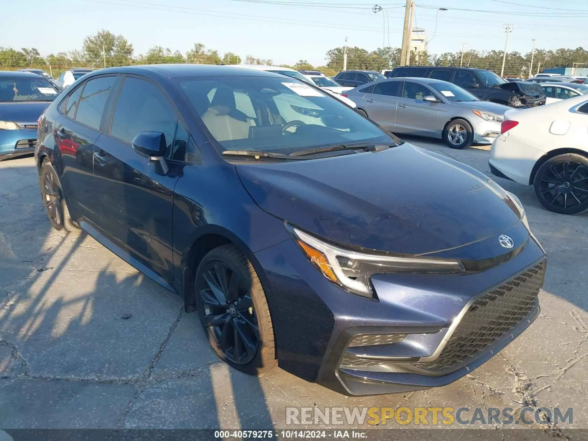 1 Photograph of a damaged car 5YFS4MCE9RP198415 TOYOTA COROLLA 2024