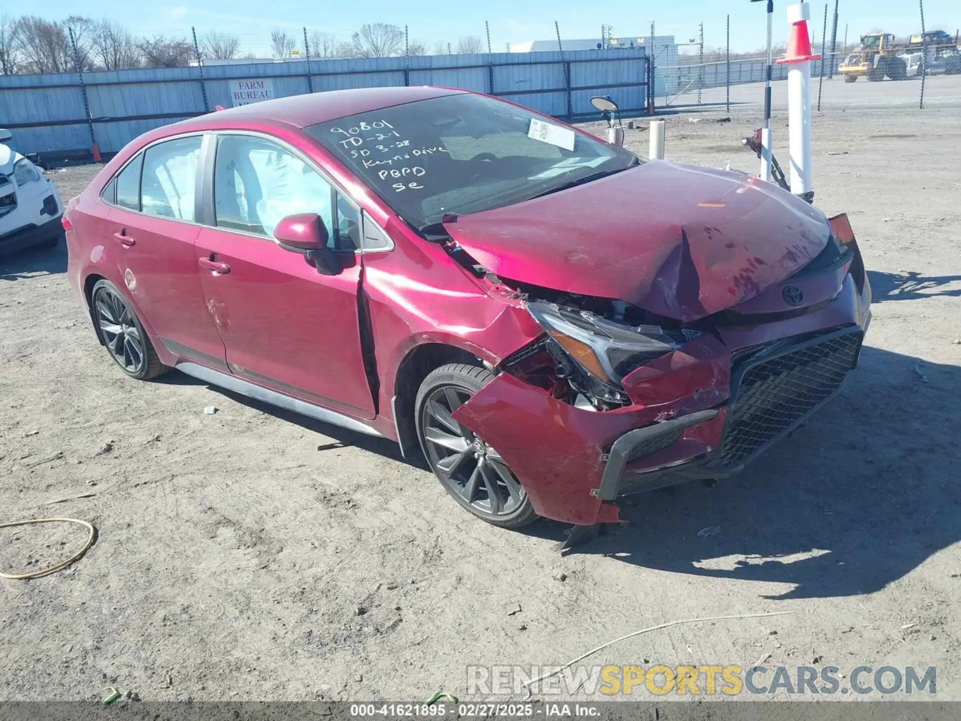1 Photograph of a damaged car 5YFS4MCEXRP217005 TOYOTA COROLLA 2024