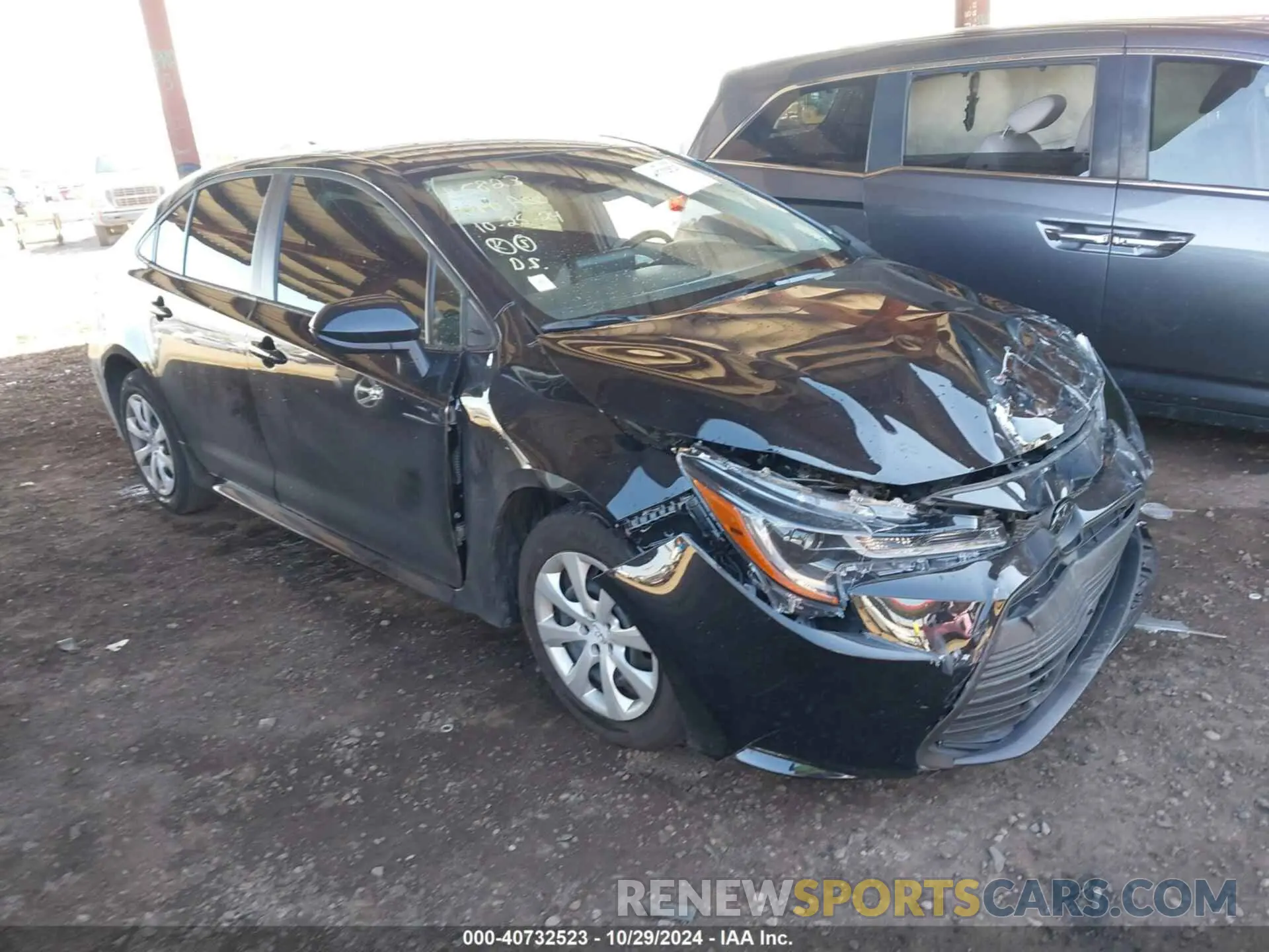 1 Photograph of a damaged car JTDB4MEE0R3019054 TOYOTA COROLLA 2024