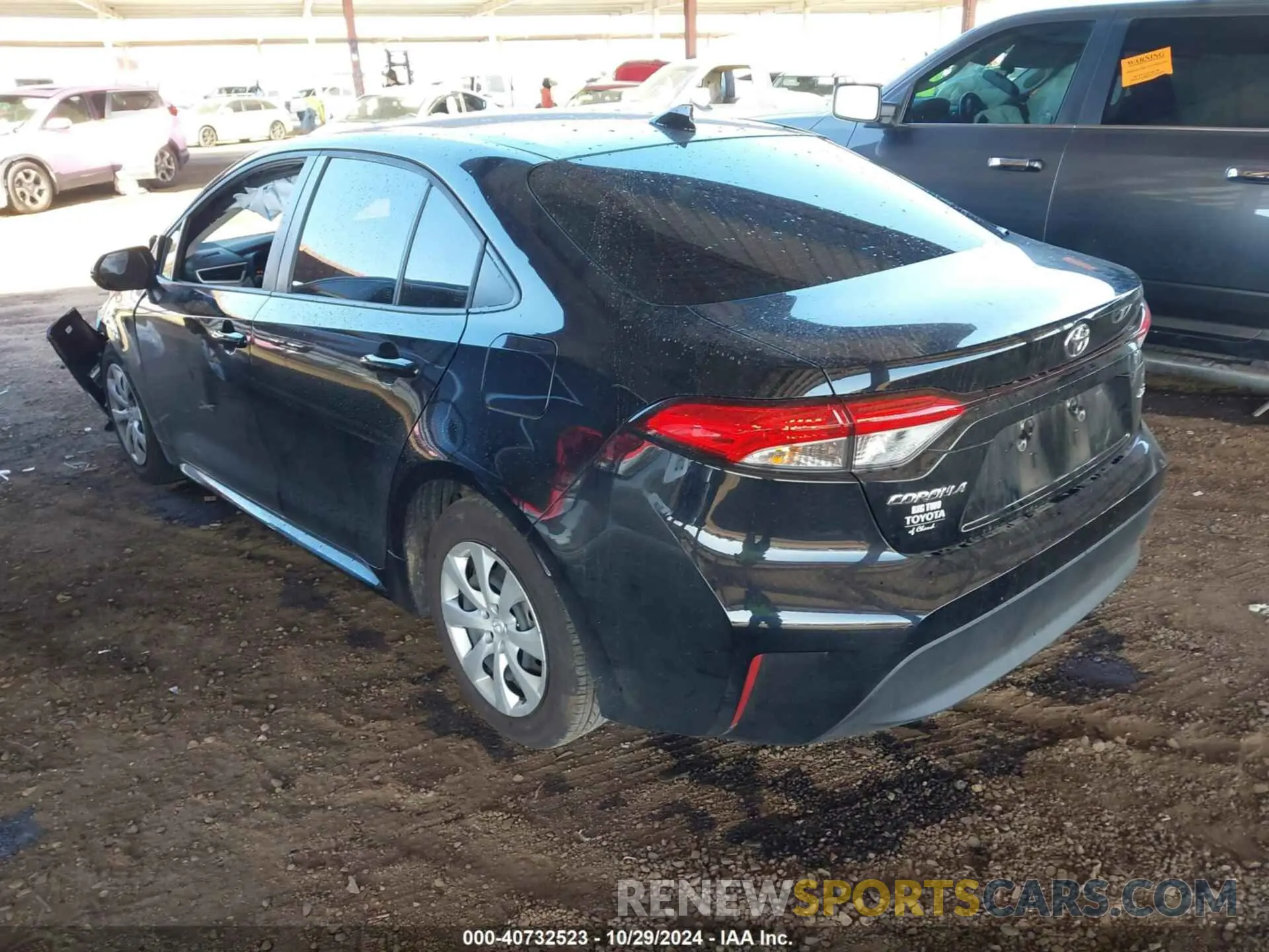 3 Photograph of a damaged car JTDB4MEE0R3019054 TOYOTA COROLLA 2024