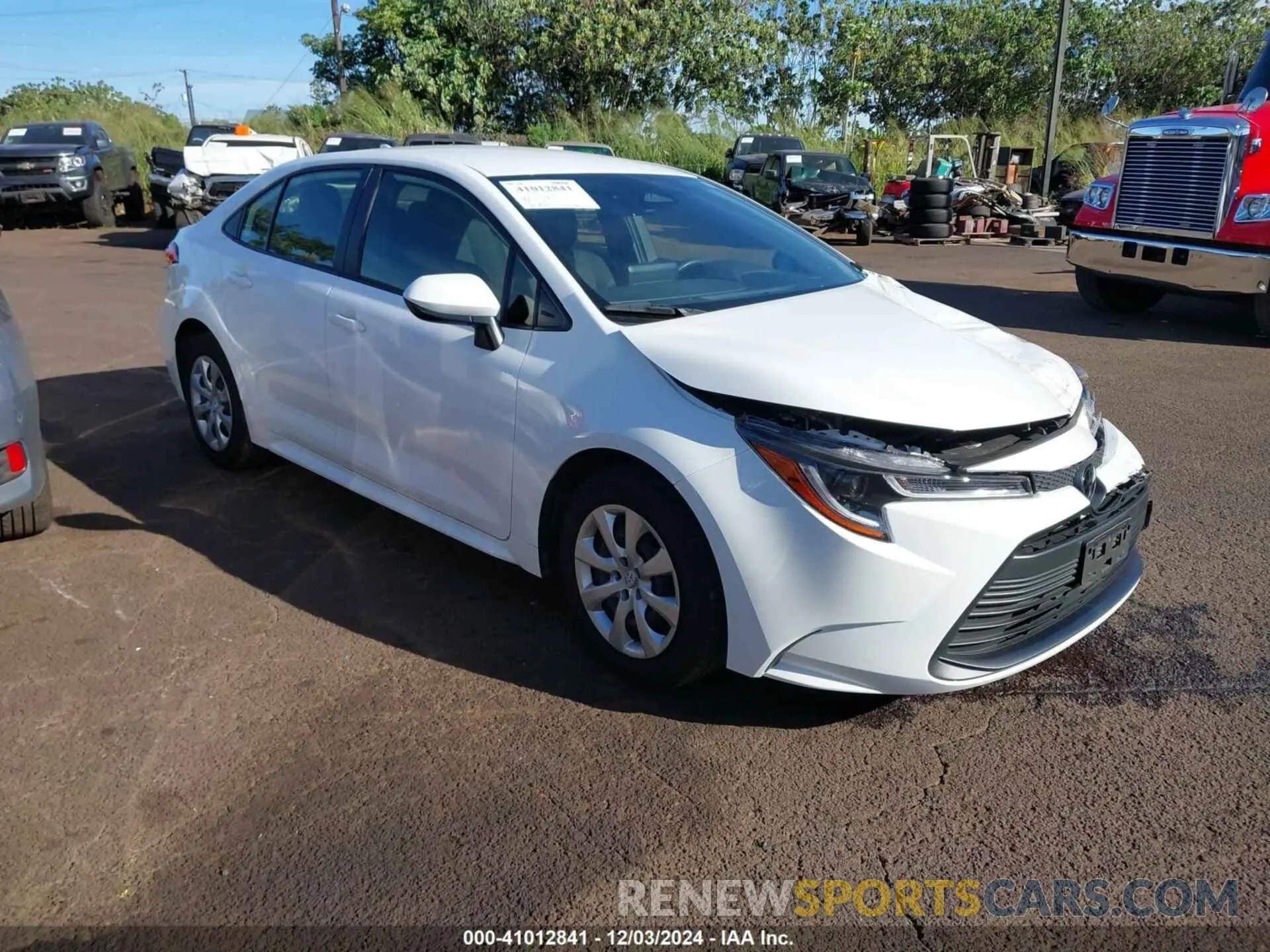 1 Photograph of a damaged car JTDB4MEE0R3019121 TOYOTA COROLLA 2024