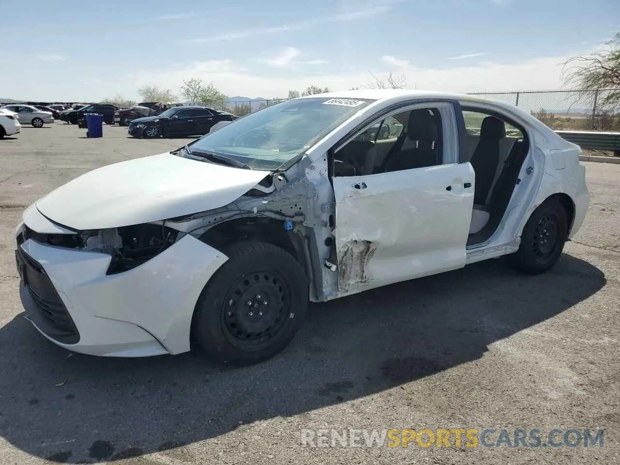 1 Photograph of a damaged car JTDB4MEE1R3024165 TOYOTA COROLLA 2024