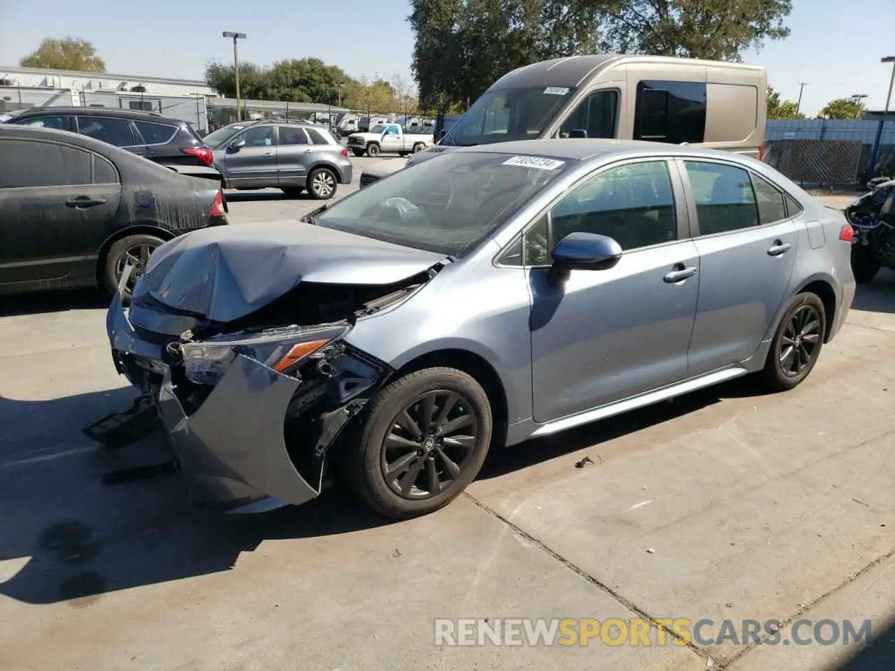 1 Photograph of a damaged car JTDB4MEE4R3017193 TOYOTA COROLLA 2024