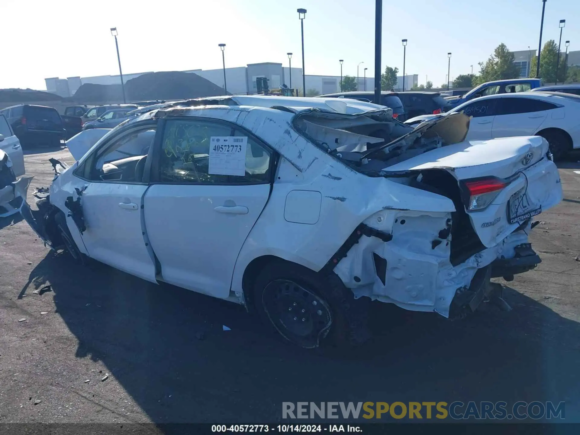 3 Photograph of a damaged car JTDB4MEE4R3023561 TOYOTA COROLLA 2024