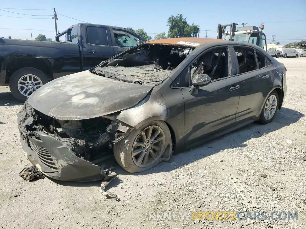 1 Photograph of a damaged car JTDB4MEE7R3022131 TOYOTA COROLLA 2024