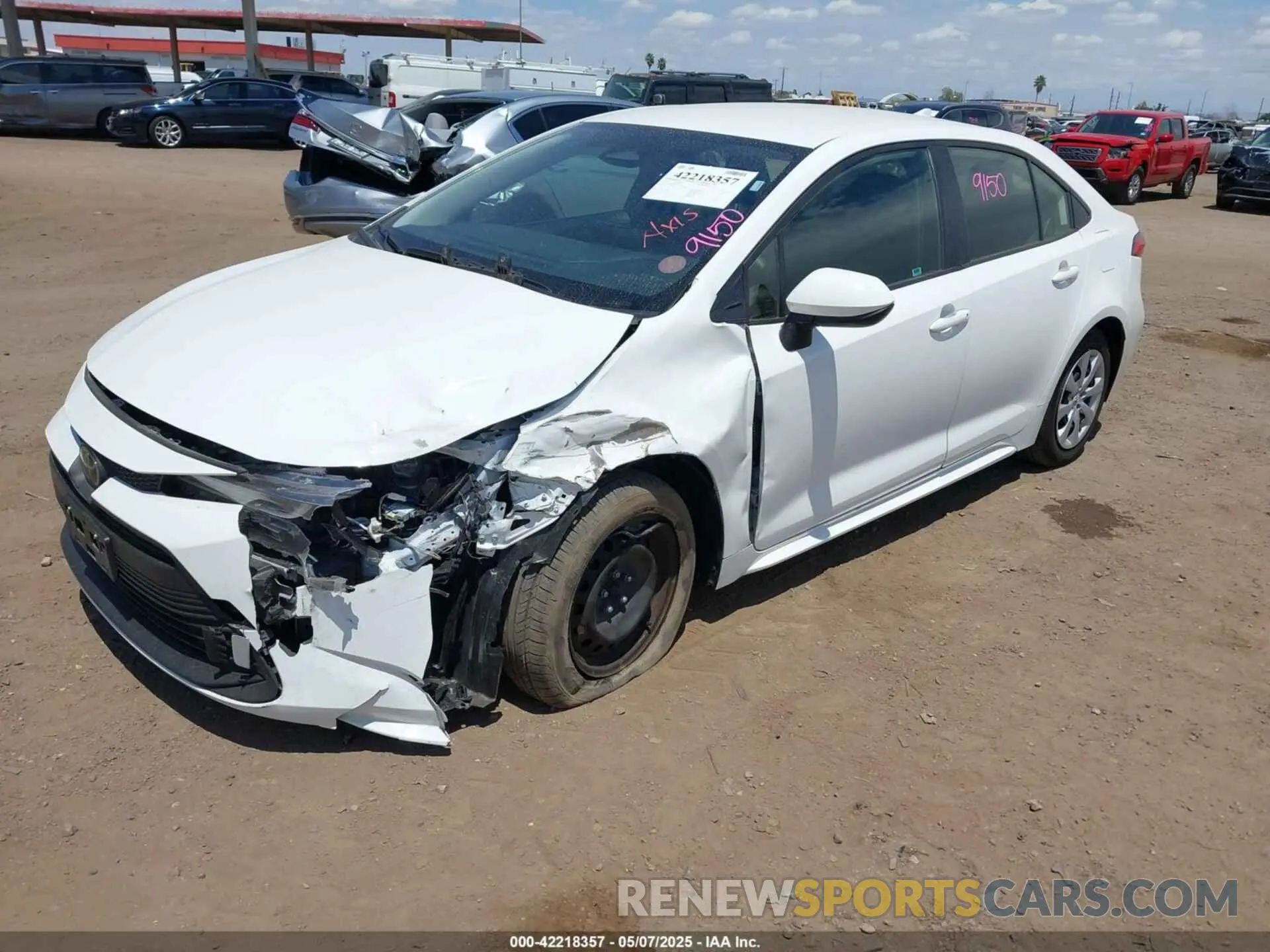 2 Photograph of a damaged car JTDB4MEE9RJ013314 TOYOTA COROLLA 2024