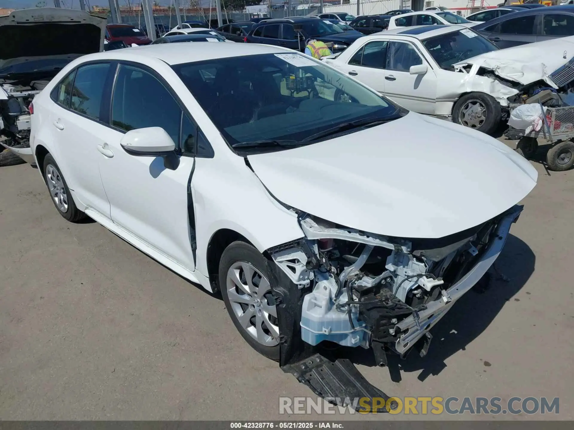 1 Photograph of a damaged car JTDB4MEE9RJ016648 TOYOTA COROLLA 2024