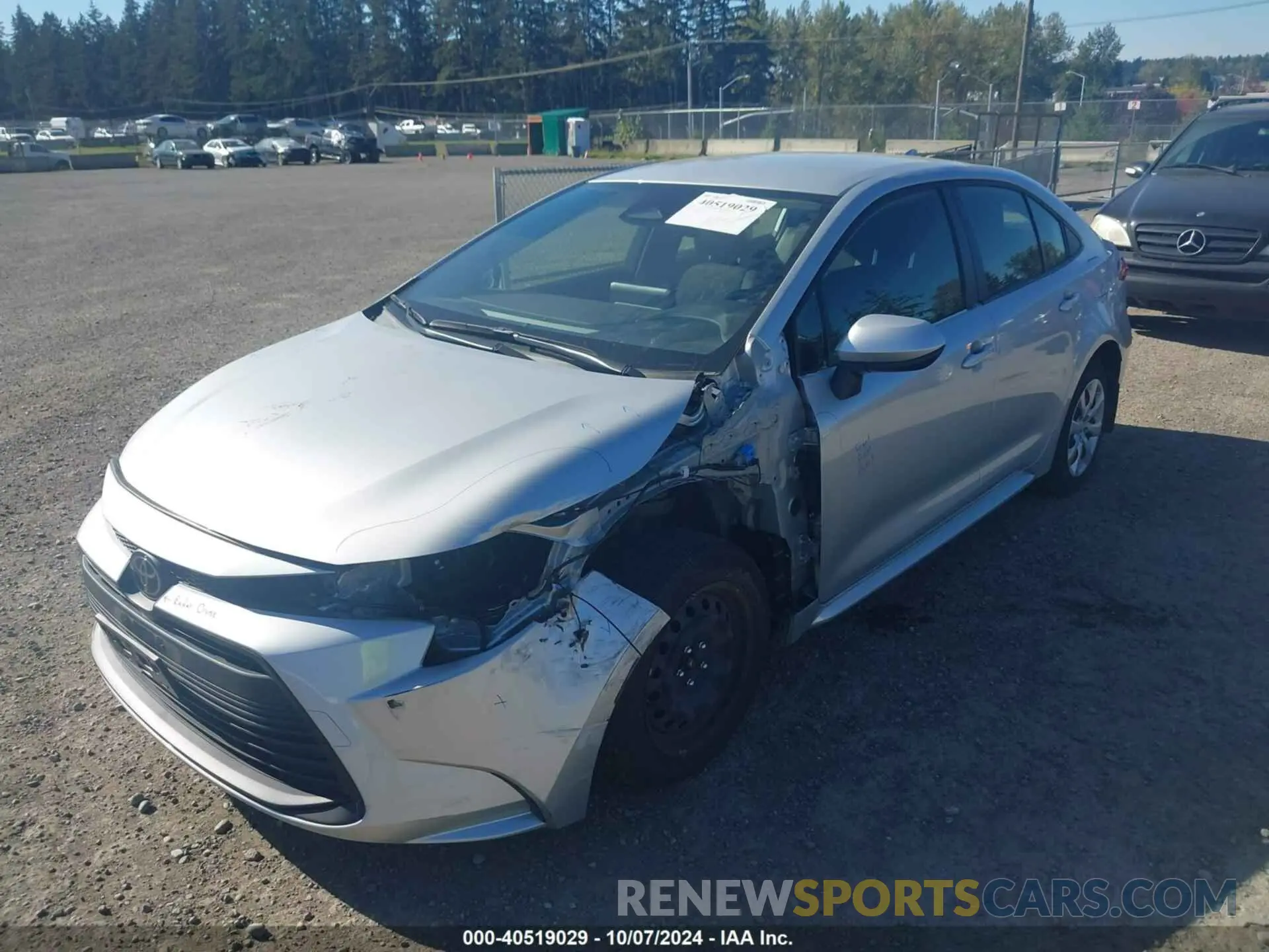 2 Photograph of a damaged car JTDB4MEEXR3017439 TOYOTA COROLLA 2024