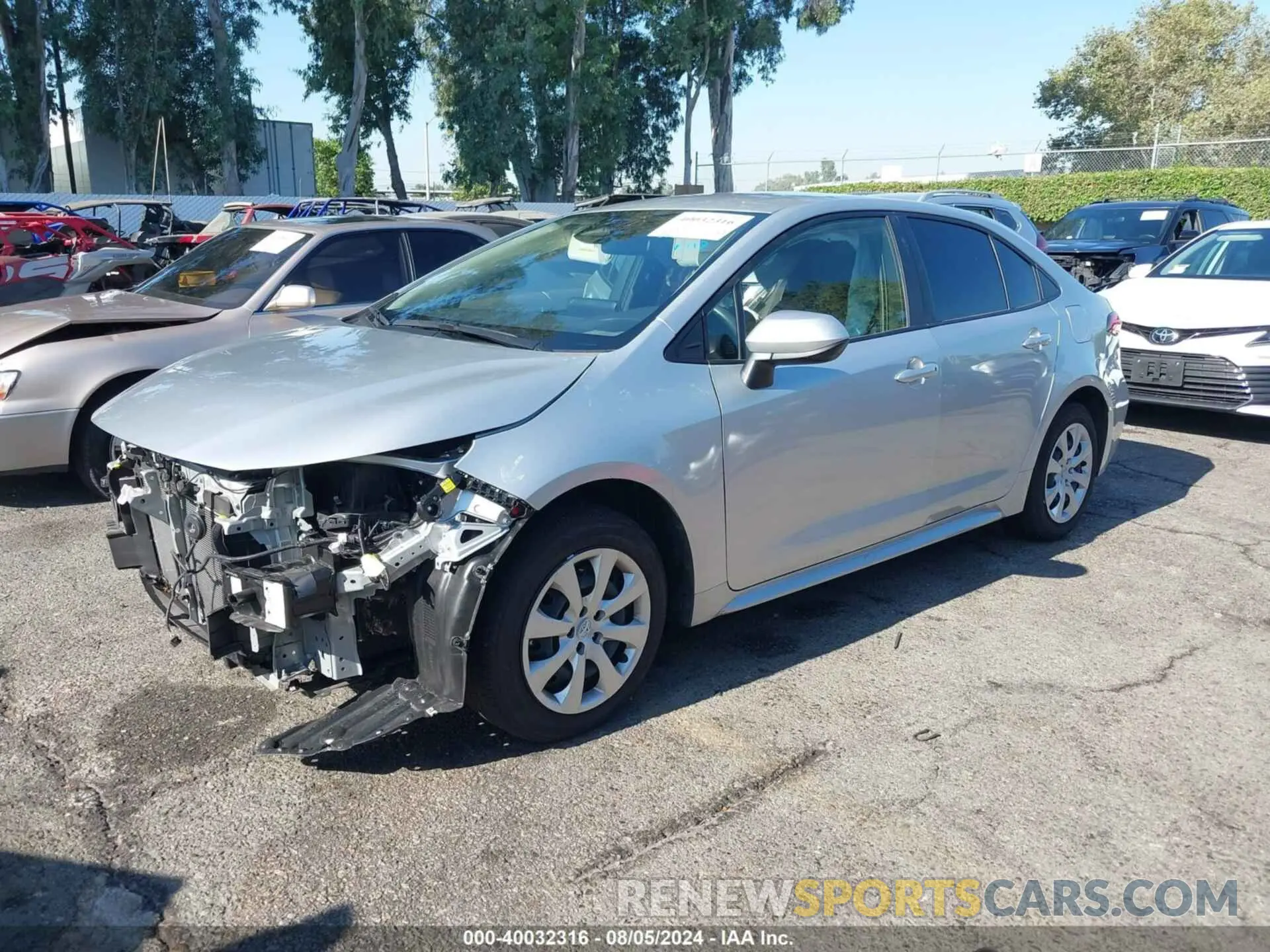 2 Фотография поврежденного автомобиля JTDB4MEEXR3024293 TOYOTA COROLLA 2024