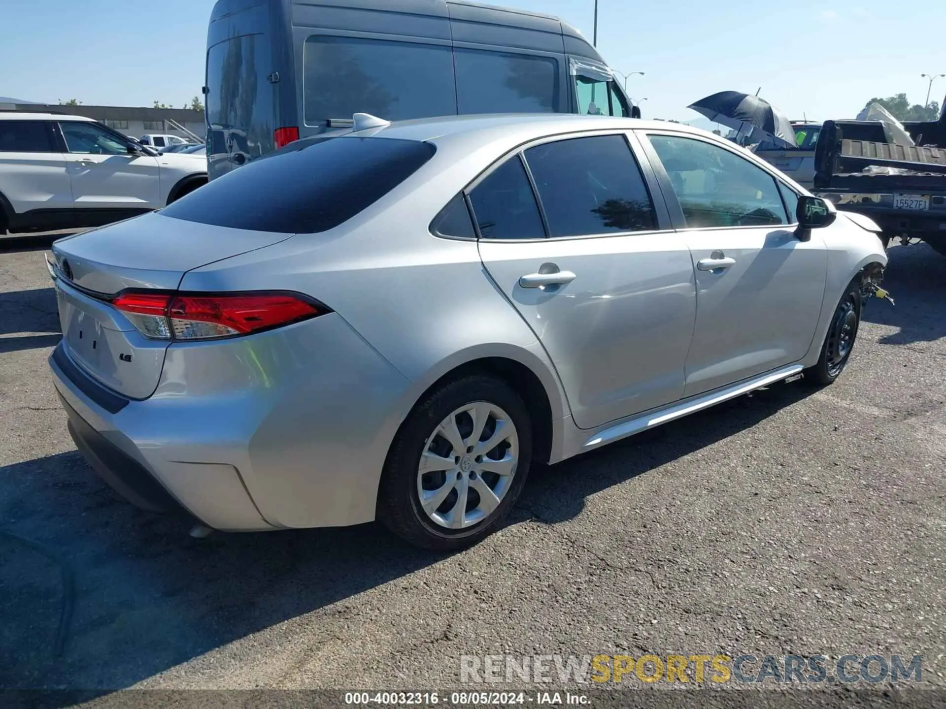 4 Фотография поврежденного автомобиля JTDB4MEEXR3024293 TOYOTA COROLLA 2024