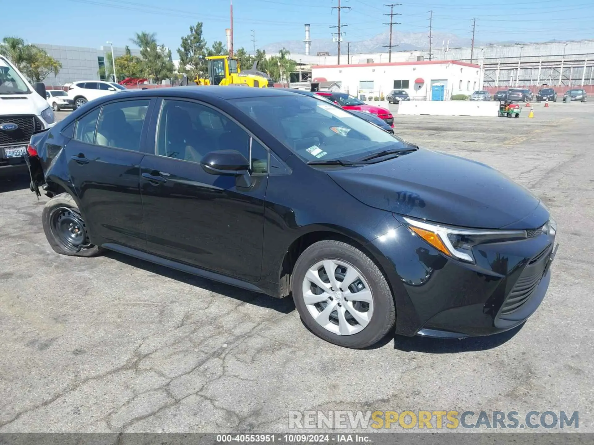 1 Photograph of a damaged car JTDBCMFE0R3063900 TOYOTA COROLLA 2024