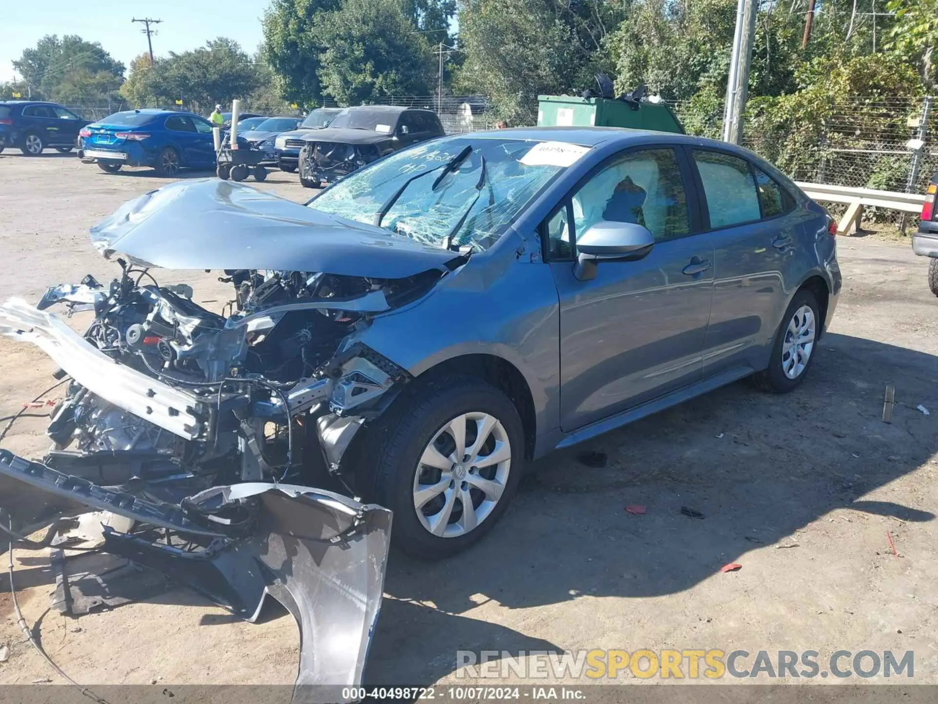 2 Photograph of a damaged car JTDBCMFE0RJ030259 TOYOTA COROLLA 2024
