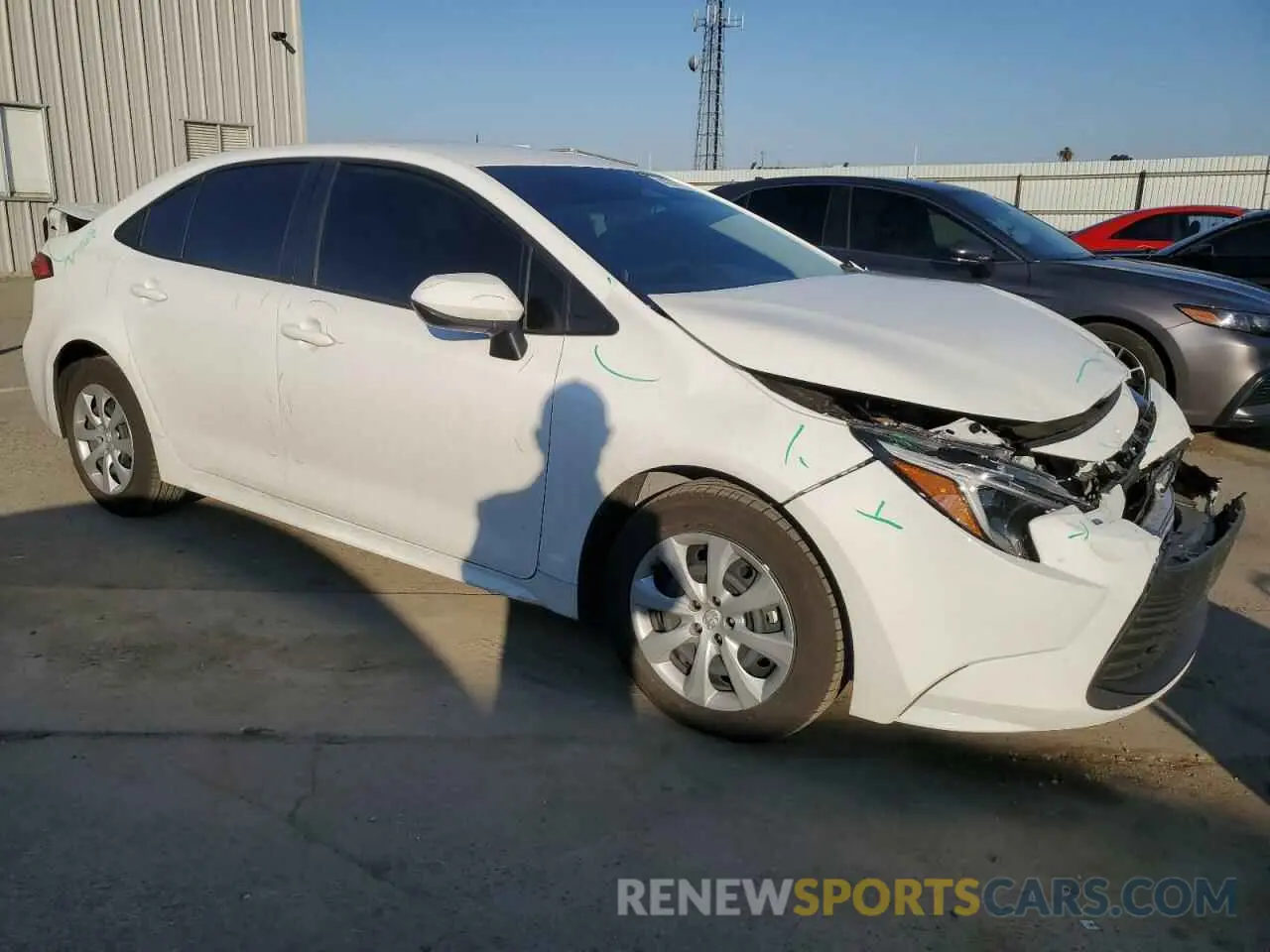 4 Photograph of a damaged car JTDBCMFE0RJ035168 TOYOTA COROLLA 2024