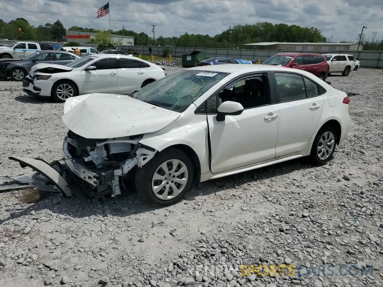 1 Photograph of a damaged car JTDBCMFE1R3039749 TOYOTA COROLLA 2024