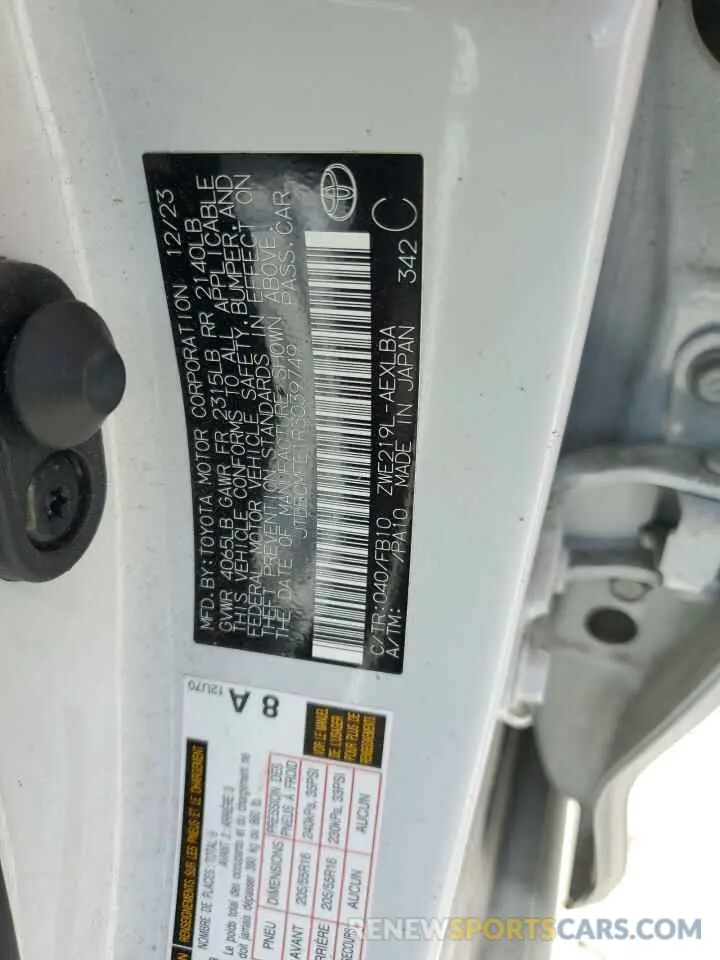 14 Photograph of a damaged car JTDBCMFE1R3039749 TOYOTA COROLLA 2024