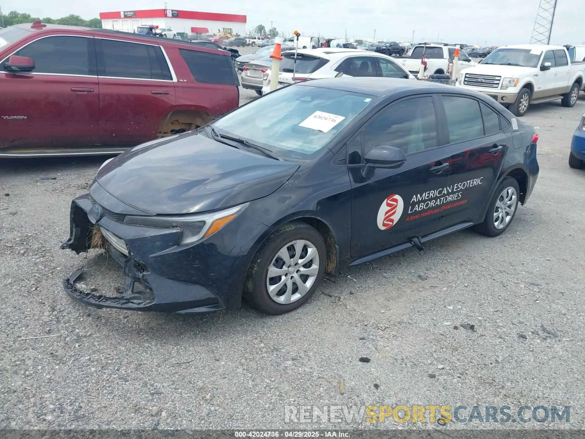 2 Photograph of a damaged car JTDBCMFE2R3033281 TOYOTA COROLLA 2024