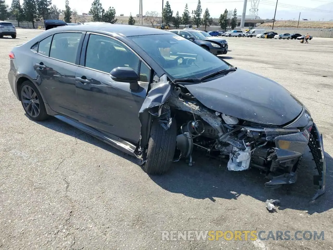 4 Фотография поврежденного автомобиля JTDBCMFE2R3034365 TOYOTA COROLLA 2024