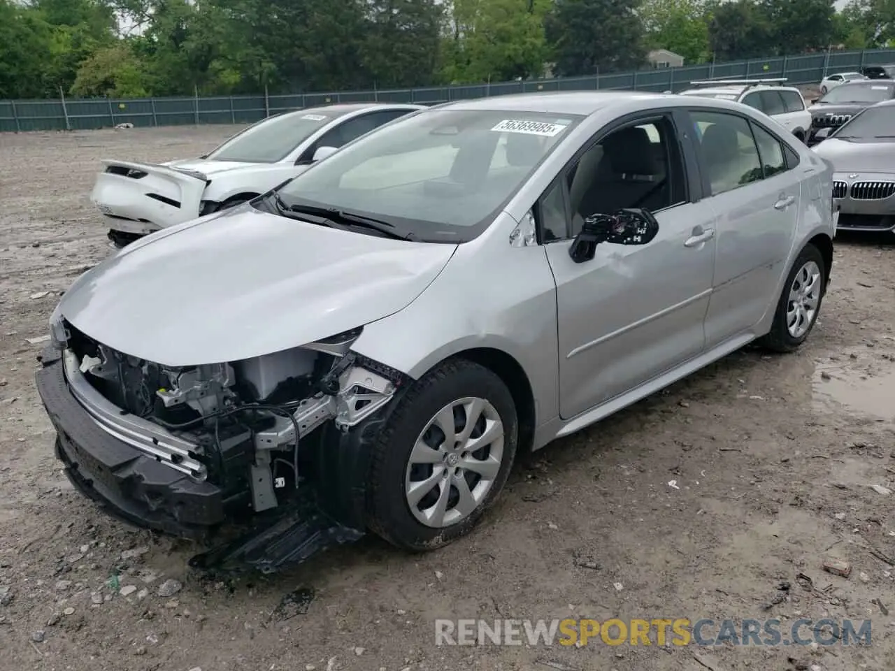 1 Photograph of a damaged car JTDBCMFE2R3045706 TOYOTA COROLLA 2024
